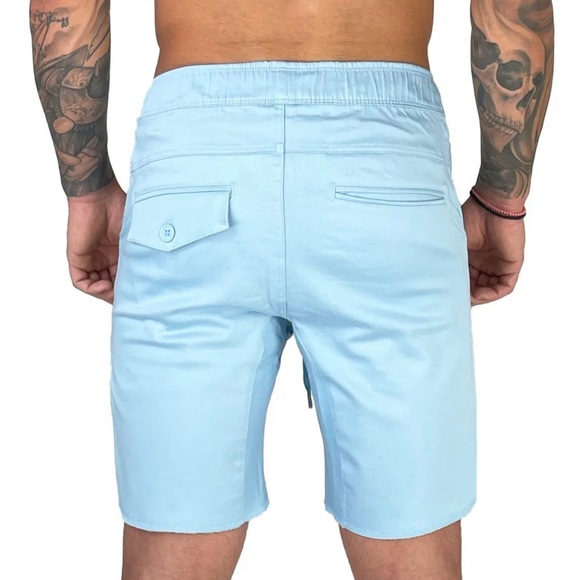 ANAX Casual Shorts Blue Mens Size Medium NWT - Picture 3 of 6